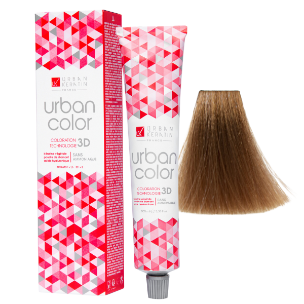 Coloration sans ammoniaque blond clair moka 8.8 Urban Color URBAN KERATIN 100 ml