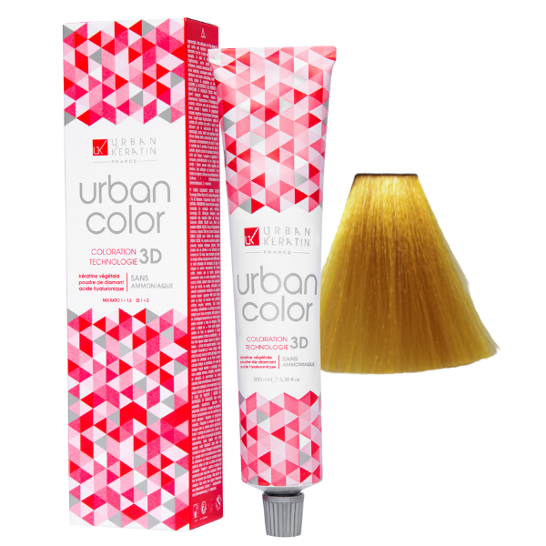 Coloration sans ammoniaque booster jaune Urban Color URBAN KERATIN 100 ml