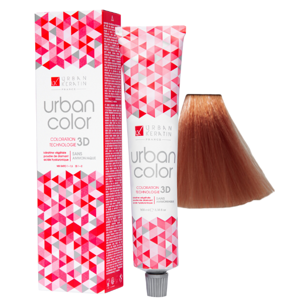 Coloration sans ammoniaque booster rose gold Urban Color URBAN KERATIN 100 ml