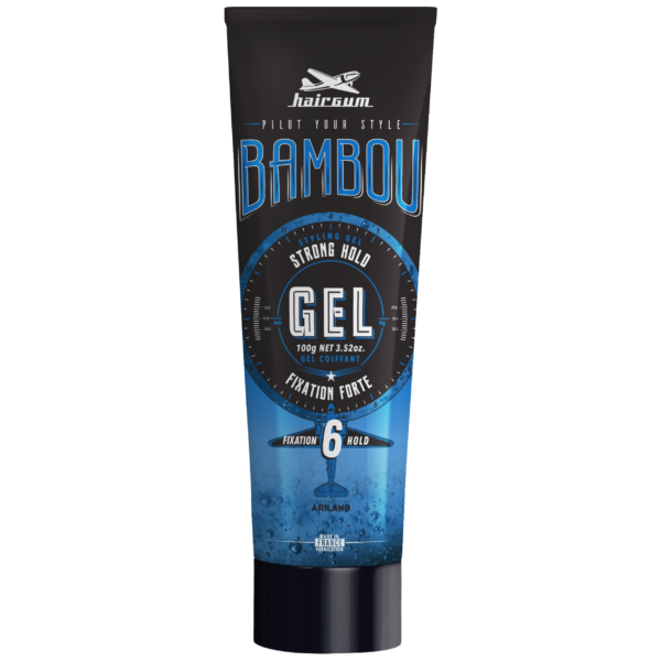 gel coiffant tenue longue durée hairgum bambou