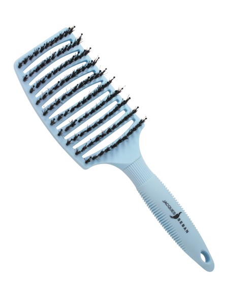 Brosse courbe poils sanglier JACQUES SEBAN bleu