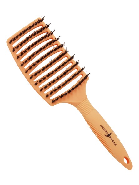 Brosse courbe poils sanglier JACQUES SEBAN orangé