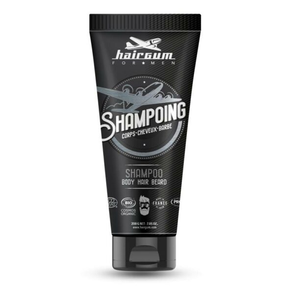 shampoing corps cheveux barbe hairgum