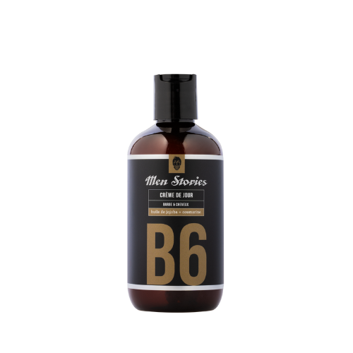 B6 Crème de Jour Barbe et Cheveux - 250ml - MEN STORIES