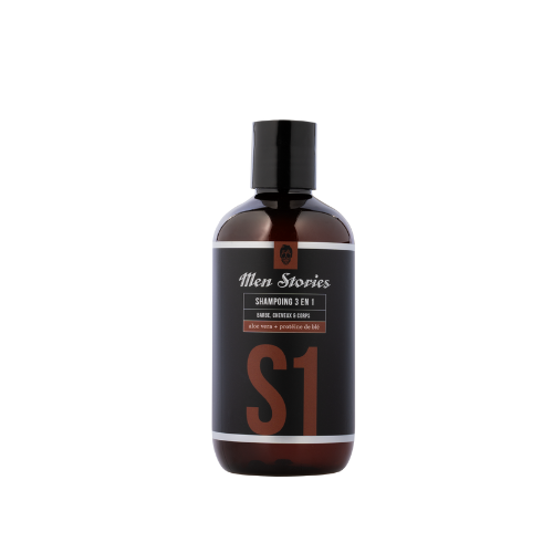 S1 Shampoing 3 en 1 - 250ml - MEN STORIES