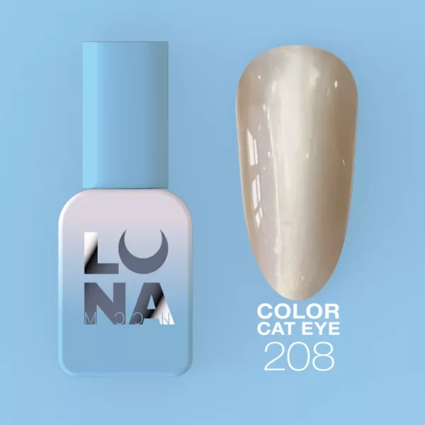 Vernis semi-permanents LUNAMOON Color Cat Eye N°208- 8ml